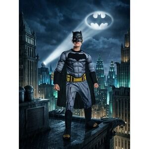 Rubies Deluxe Muscle Chest  Batman Child Costume size Large 12-14
